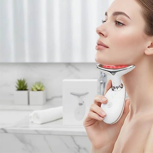 MASSAGEM FACIAL Bivolt  -  Led Aparelho Tratamento Com - Original Premium Lacrado Envio Rápido